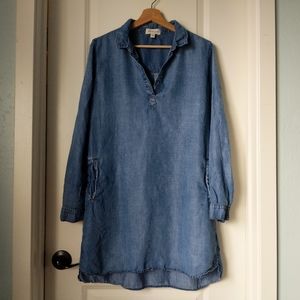 Anthropologie Denim Shirtdress
